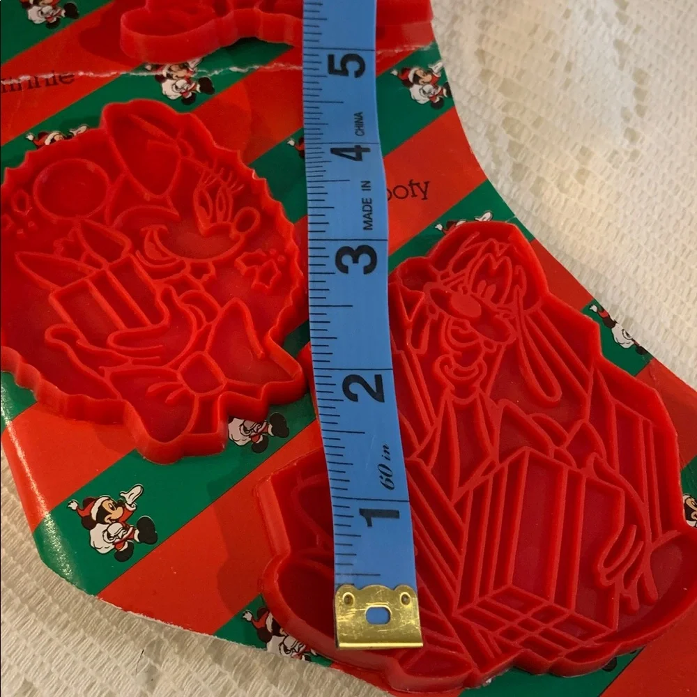 Vintage Walt Disney Christmas Stocking Cookie Cutters Set of 6 X-Large